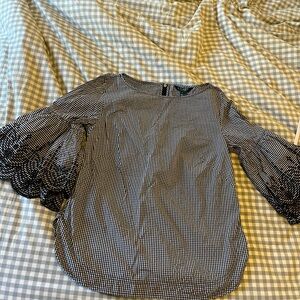 Ralph Lauren Black and White Blouse